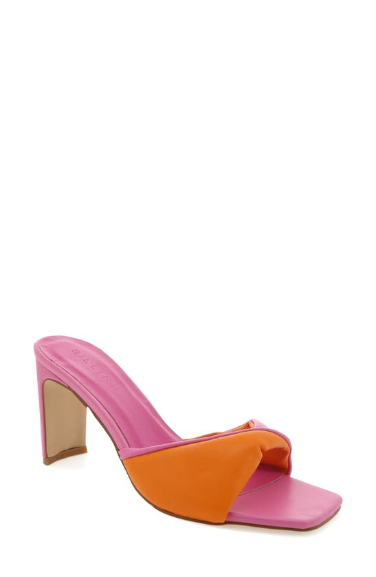 Billini Pine Slide Sandal In Rose - Tangerine