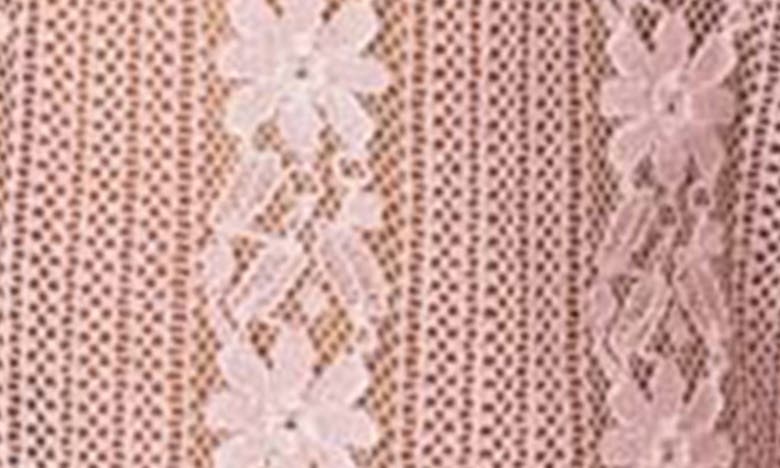 EDIKTED EDIKTED EMBOIDERED SHEER COTTON BLEND LACE DRAWSTRING COVER-UP PANTS