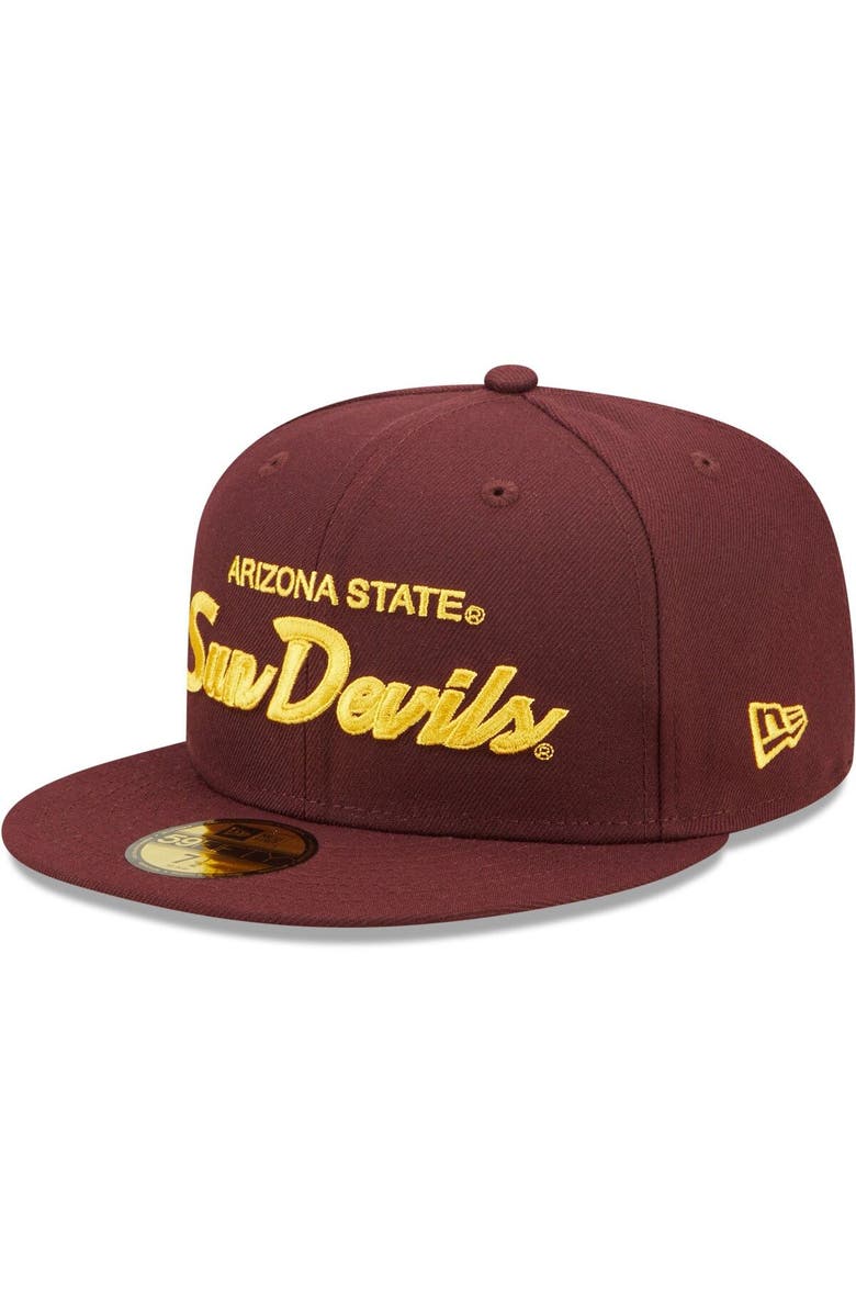 New Era Men's New Era Maroon Arizona State Sun Devils Script Original ...