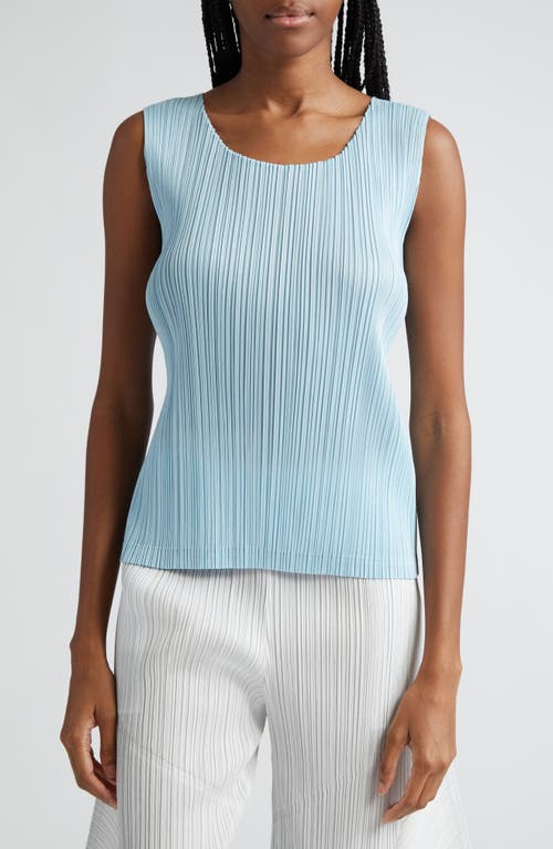 Pleats Please Issey Miyake Monthly Colors March Sleeveless Top Pale Blue at Nordstrom,