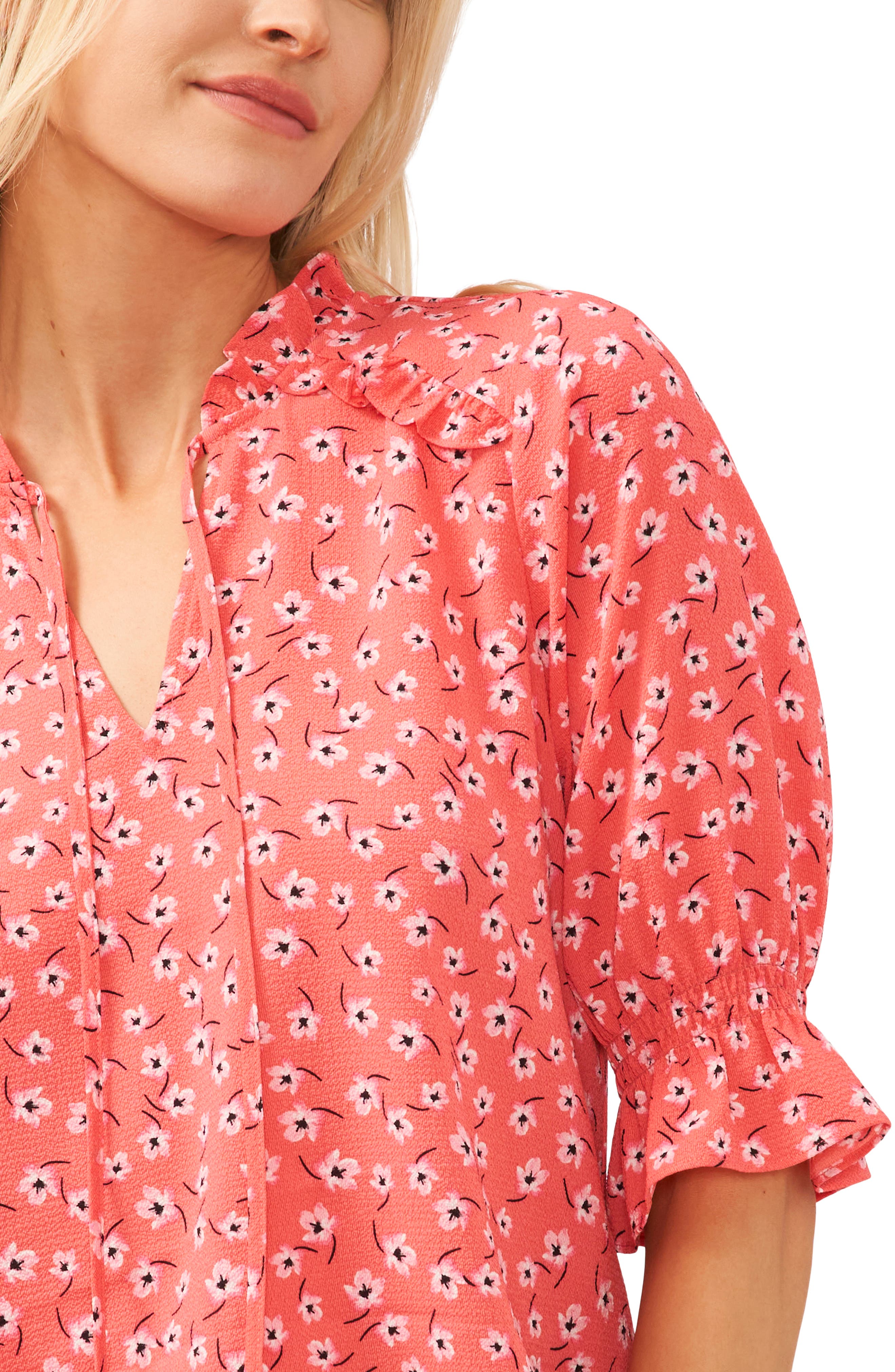 cece polka dot blouse