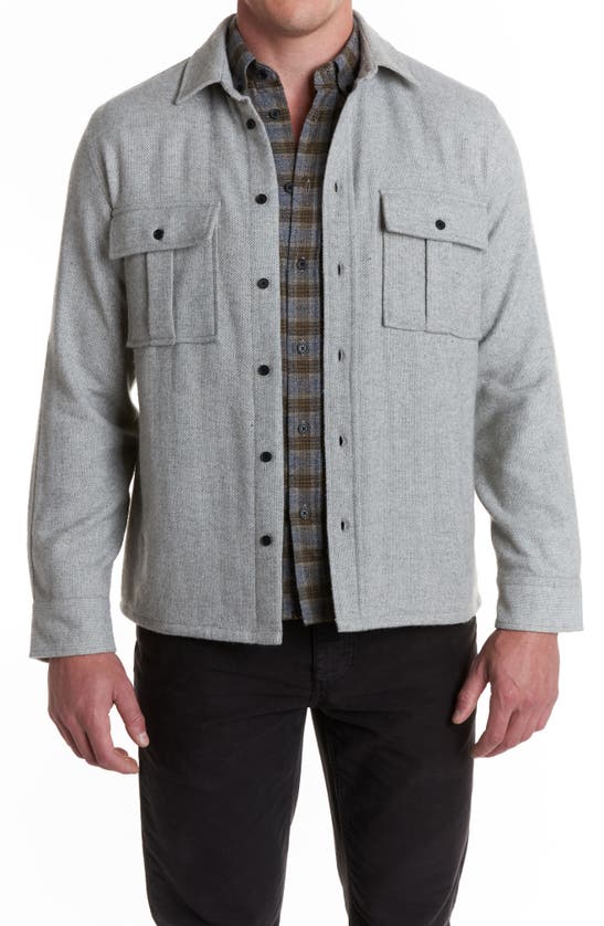 Billy Reid Safari Overshirt In Light Grey ModeSens