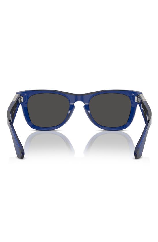 Shop Burberry 50mm Square Sunglasses In Blue