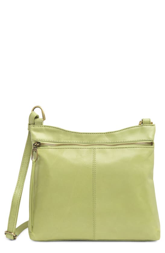 Hobo Cambel Leather Crossbody Bag In Seamist