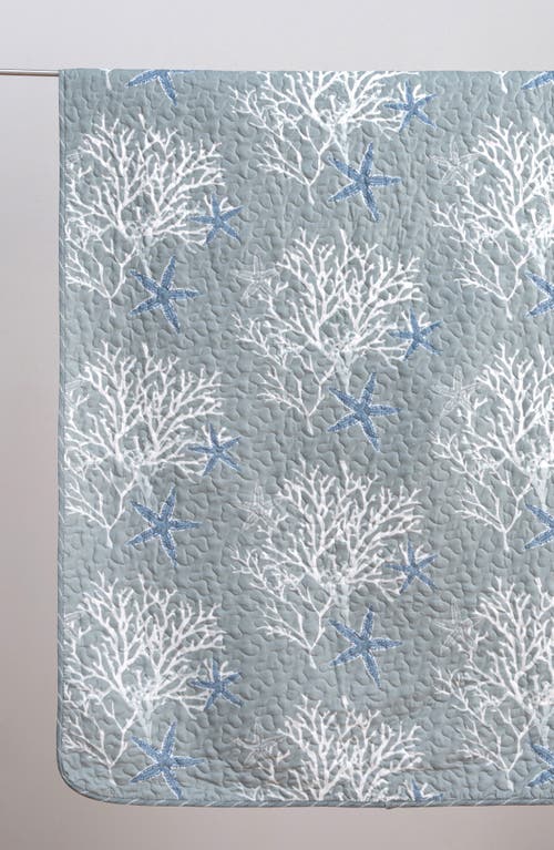 Woven & Weft Coastal 3-piece Quilt Set In Pearl Blue