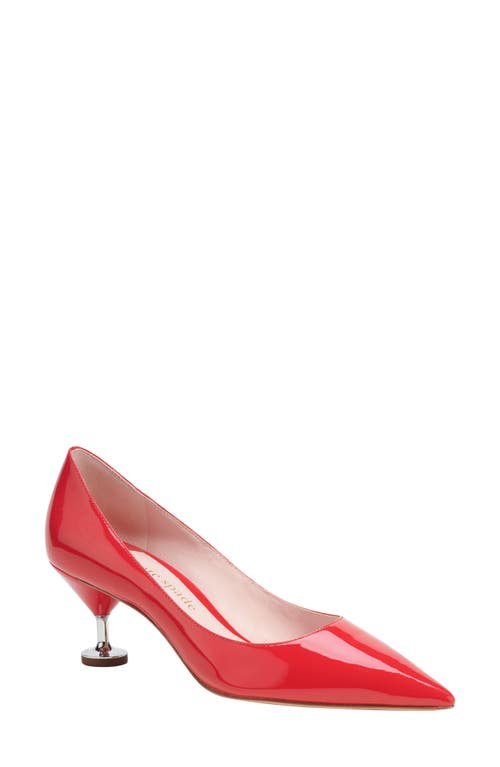 Kate Spade New York garnish pointed toe pump in Engine Red at Nordstrom, Size 8.5