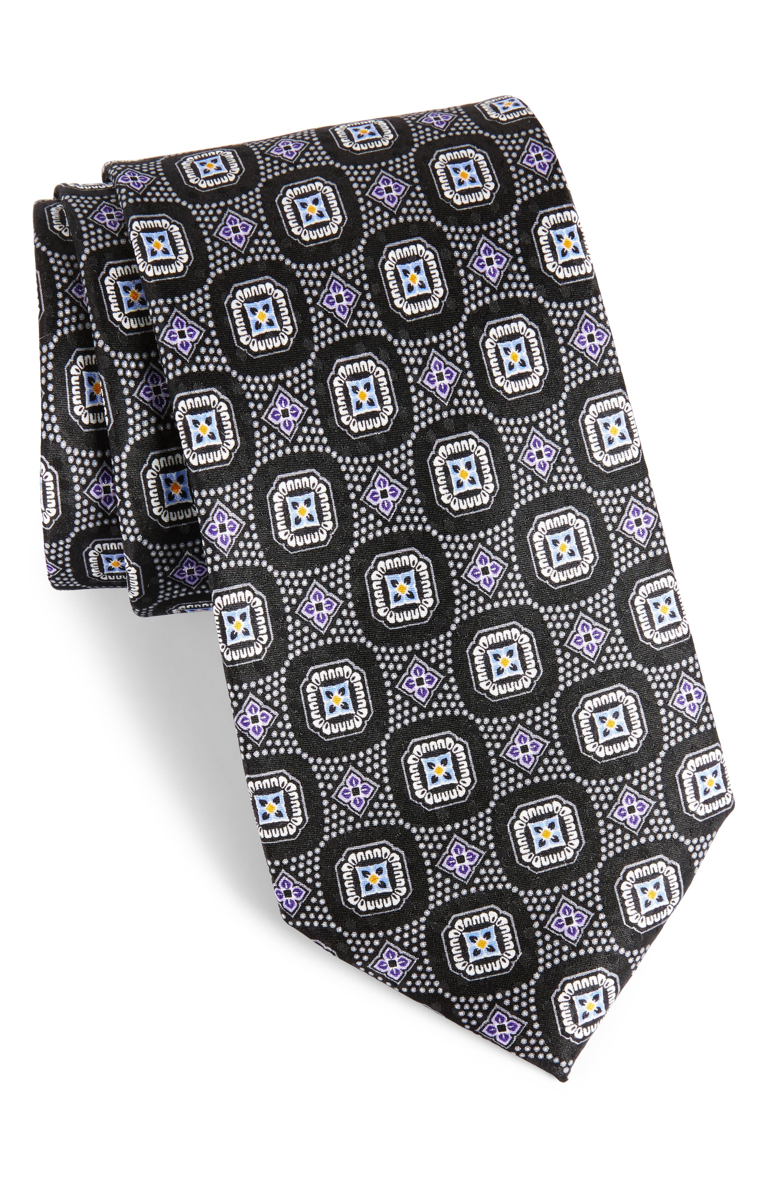 Nordstrom Men's Shop Medallion Silk Tie Nordstrom