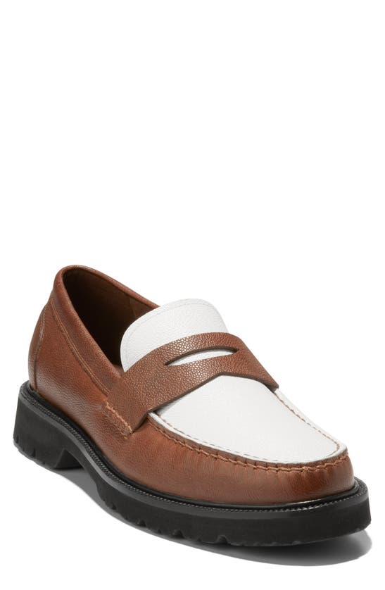 Cole Haan American Classics Penny Loafer In Chestnut Spectator Modesens 1886