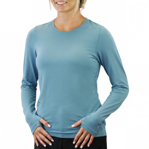 Uv Skinz Long Sleeve Everyday Tee In Lagoon
