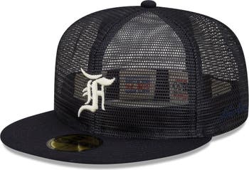 New Era x Fear of God Men s New Era x Fear of God Navy Mesh 59FIFTY Fitted Hat Nordstrom