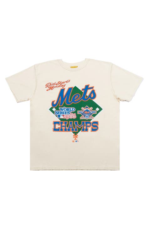 Hurley / x '47 Men's New York Mets White T-Shirt