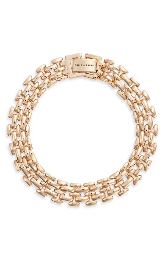 Shop Jenny Bird Francis Bracelet In High Polish Gold