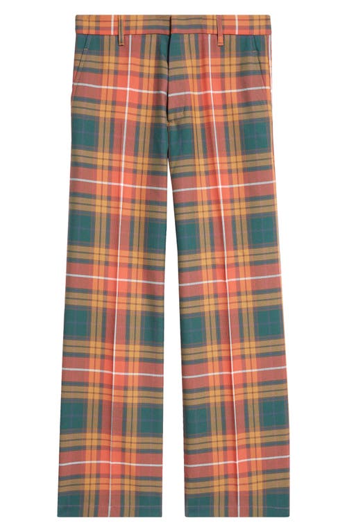 Stockholm Surfboard Club Sune Plaid Flat Front Pants In Check