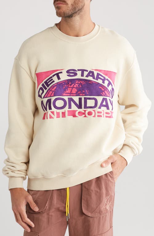 DIET STARTS MONDAY Corp Sweatshirt Antique White at Nordstrom,