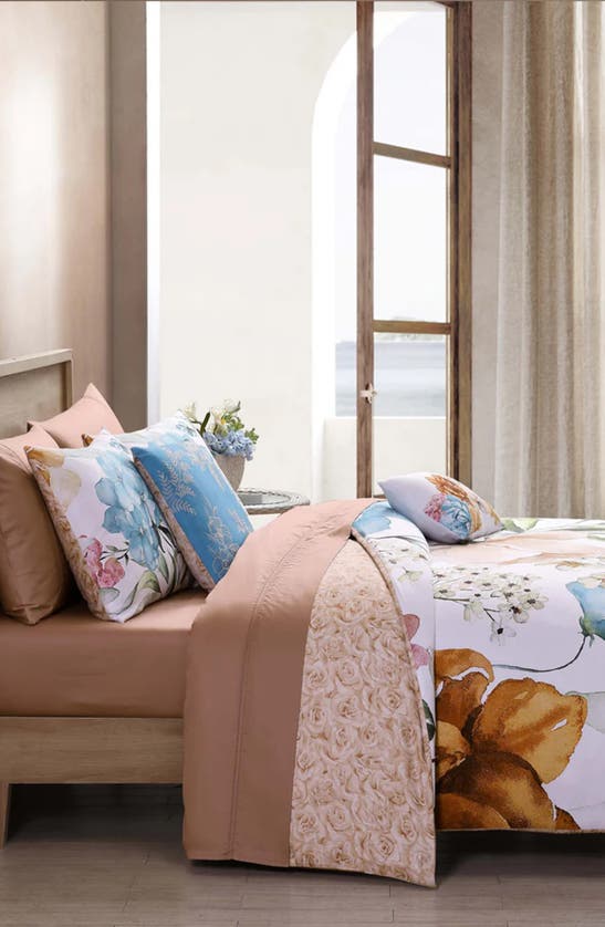 Bebejan Maia 5-piece Reversible Comforter Set In Blue