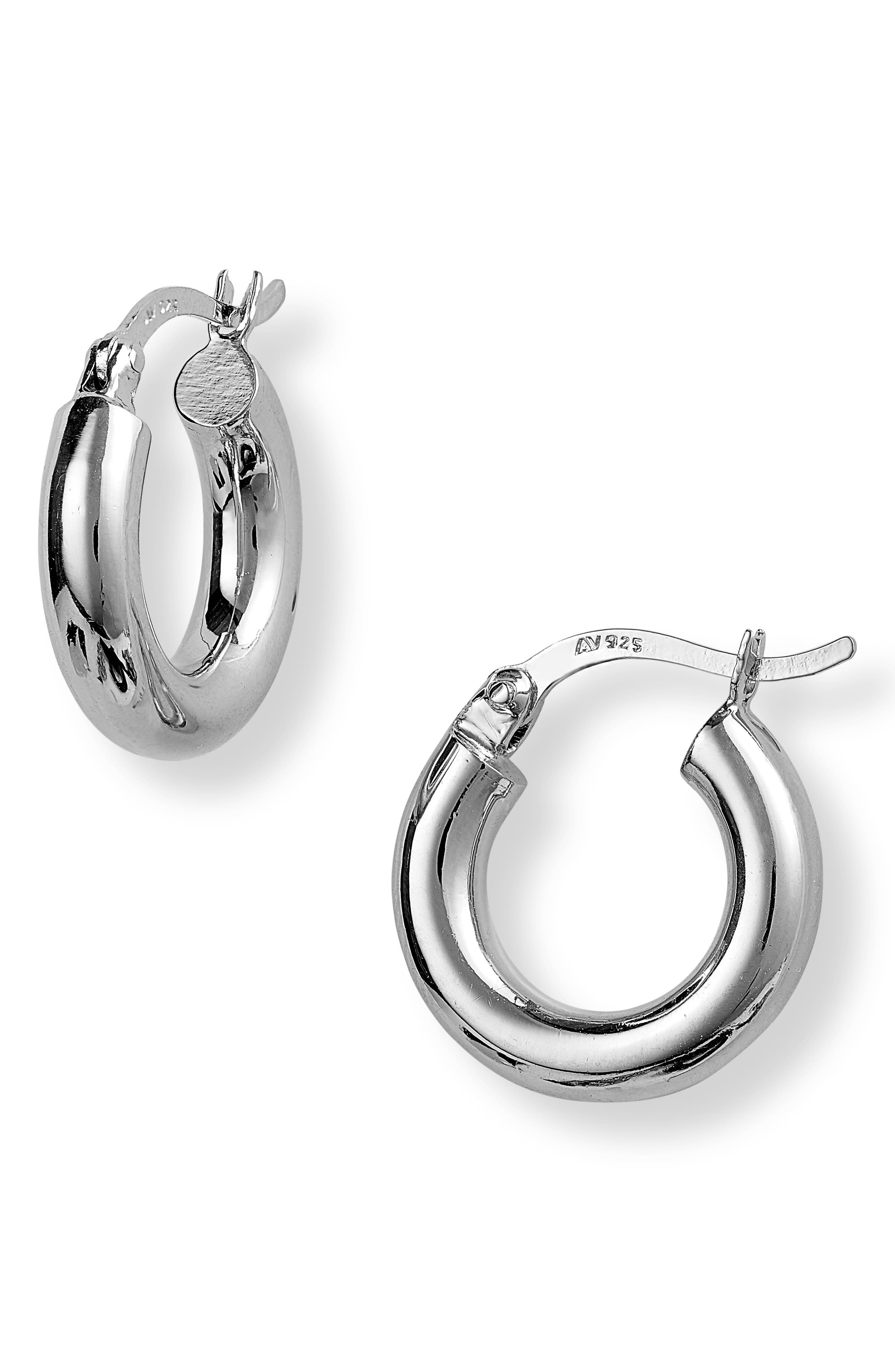 argento vivo hoops