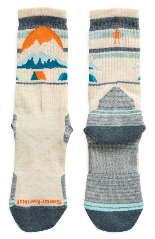 Shop Smartwool Hike Light Cushion Crew Socks In Moonbeam