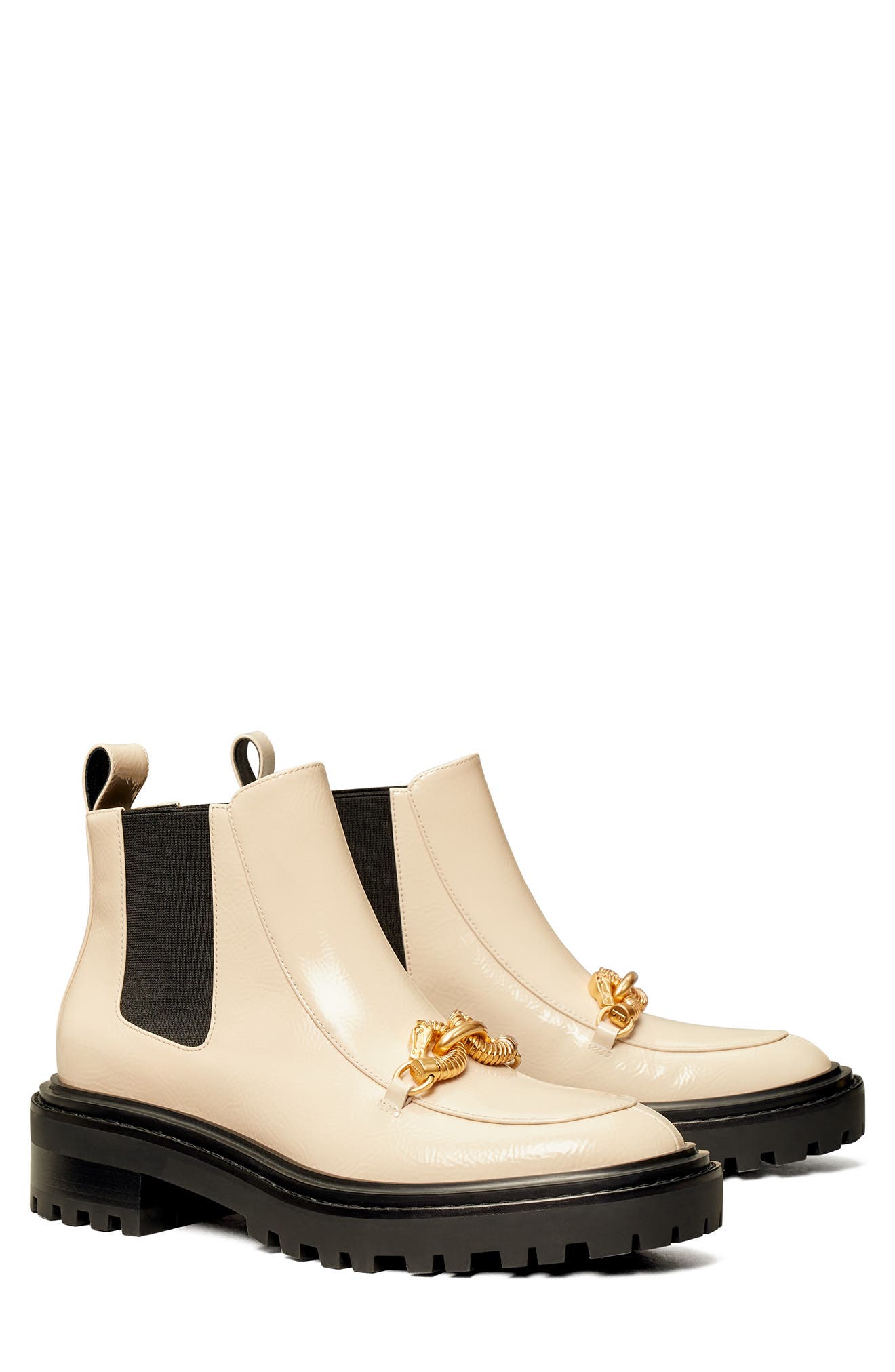 tory burch cream boots