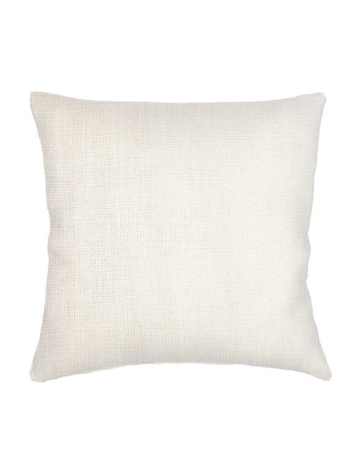 Anaya So Soft Linen Pillow Down Alternative Insert In Ivory