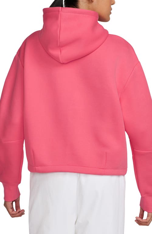 Shop Nike Sportswear Oversize Tech Fleece Hoodie In Aster Pink/sail