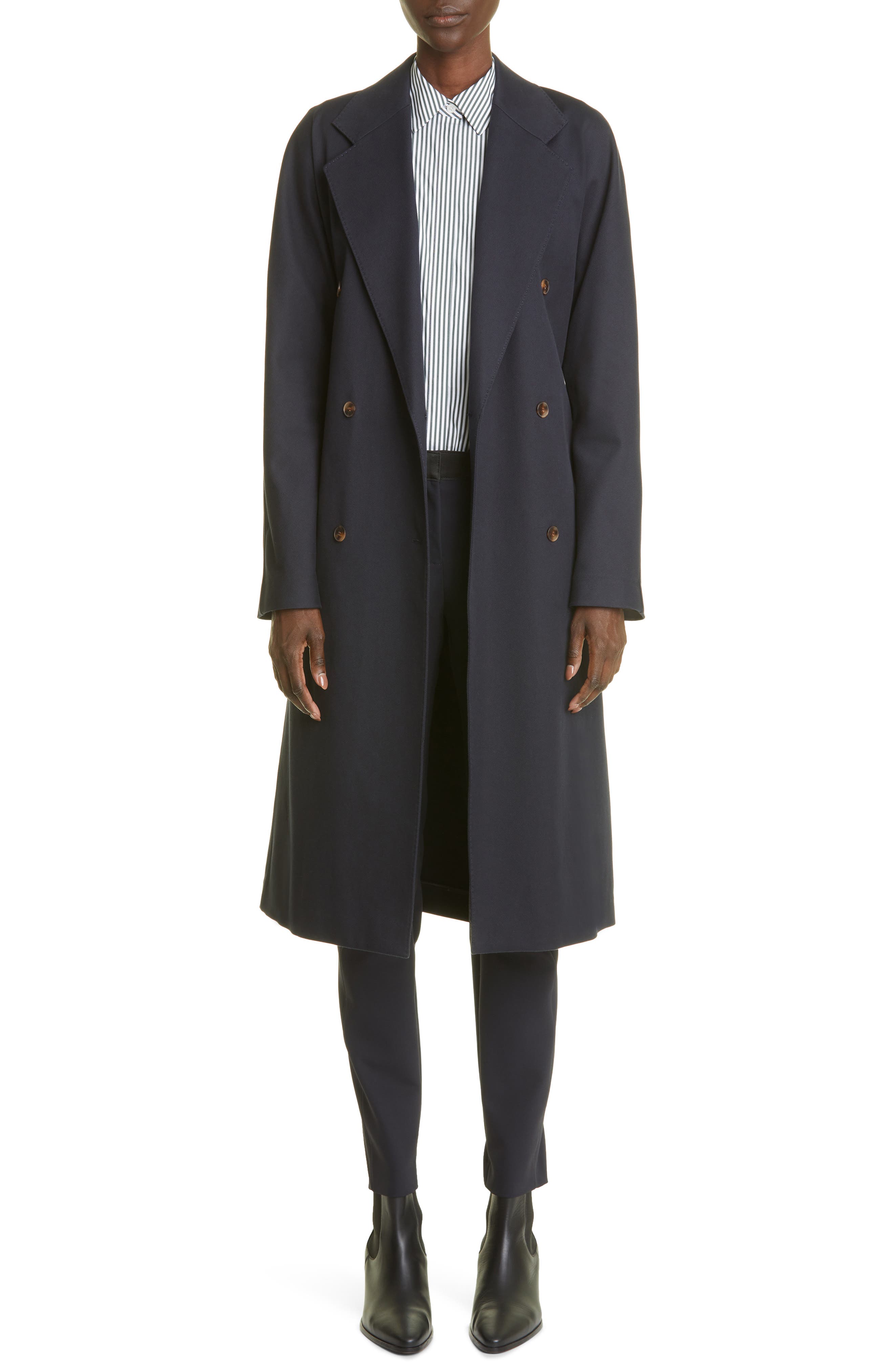 Black Womens Coats Lafayette 148 New York Coats - Save 20% Lafayette 148 New York Wilner Wool & Cashmere-blend Coat in Grey 