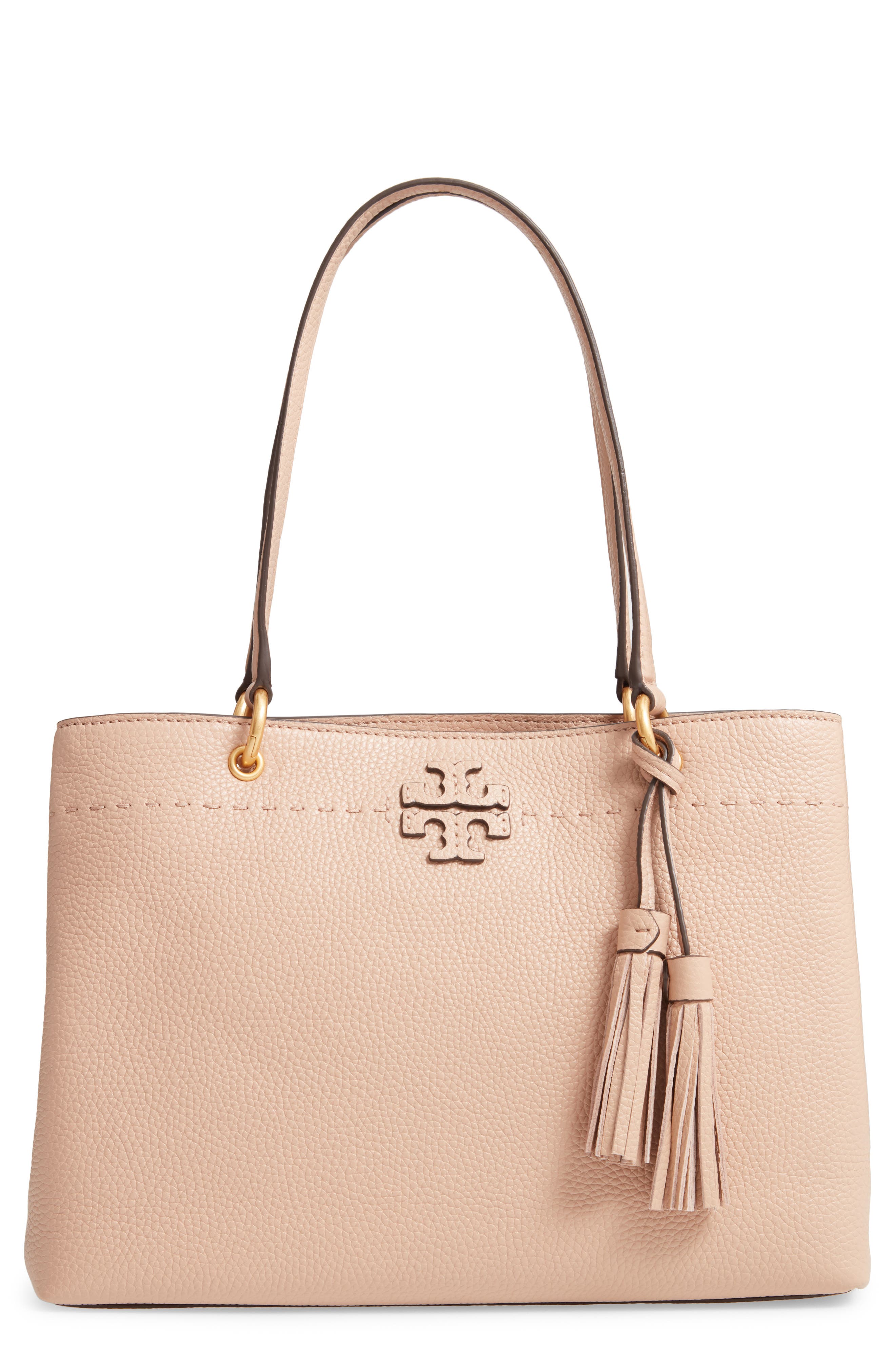 Tory Burch McGraw Triple Compartment Leather Satchel Nordstrom