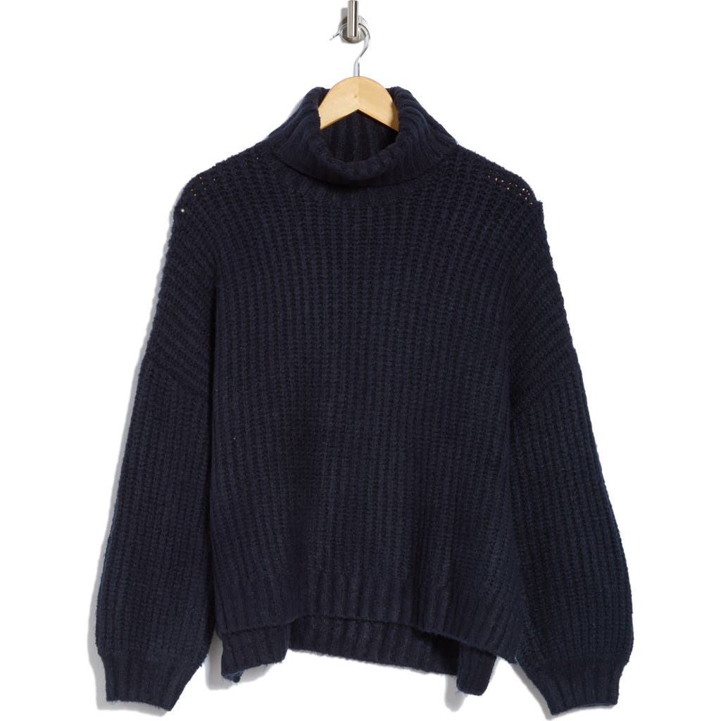 Splendid Turtleneck Sweater In Navy
