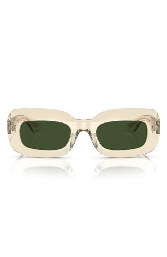 Shop Oliver Peoples 1966c 49mm Square Sunglasses In Green