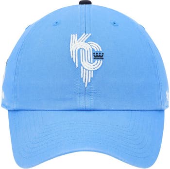 47 Men's '47 Light Blue Kansas City Royals Area Code City Connect Clean Up  Adjustable Hat