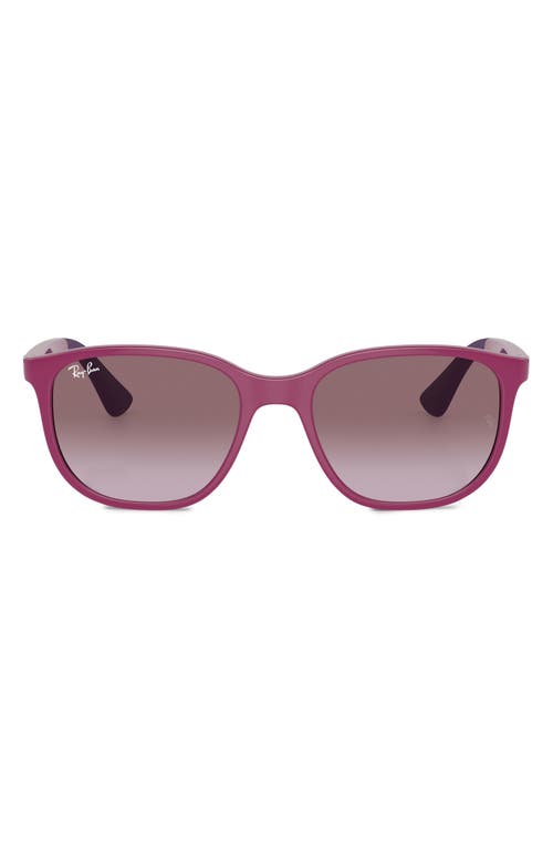 Ray-Ban Kids' 48mm Gradient Square Sunglasses in Violet Gradient at Nordstrom