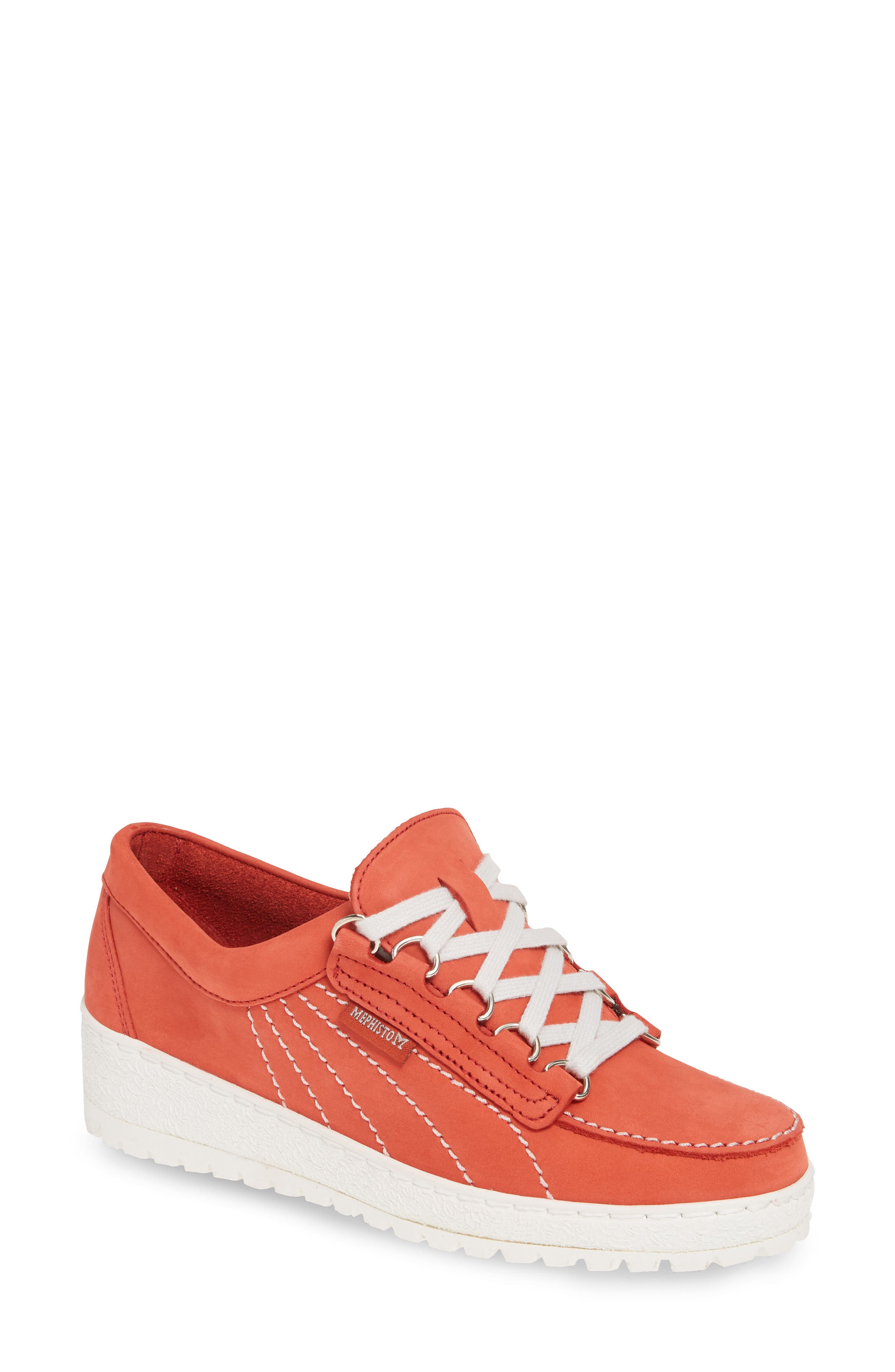 Mephisto Lady Low Top Sneaker, Orange