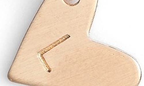 Nashelle 14k-gold Fill Initial Mini Heart Pendant Necklace In Gold/l