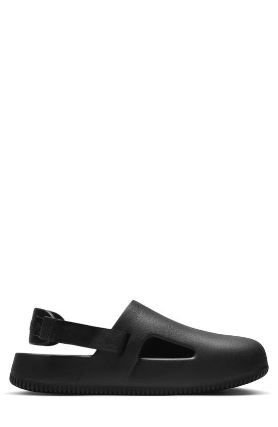 Nike Calm Mule Sneakers In Black/ Black