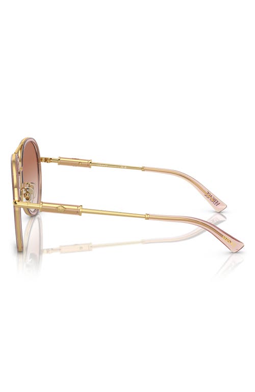 Shop Versace 60mm Pilot Sunglasses In Pink Grad