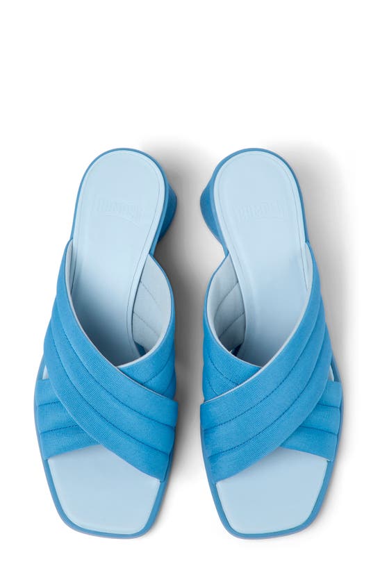 Camper Kiara Slide Sandal In Blue | ModeSens