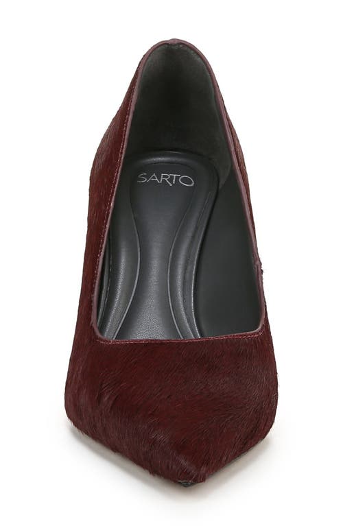 Shop Sarto By Franco Sarto Sage Pointed Toe Pump In Bordo