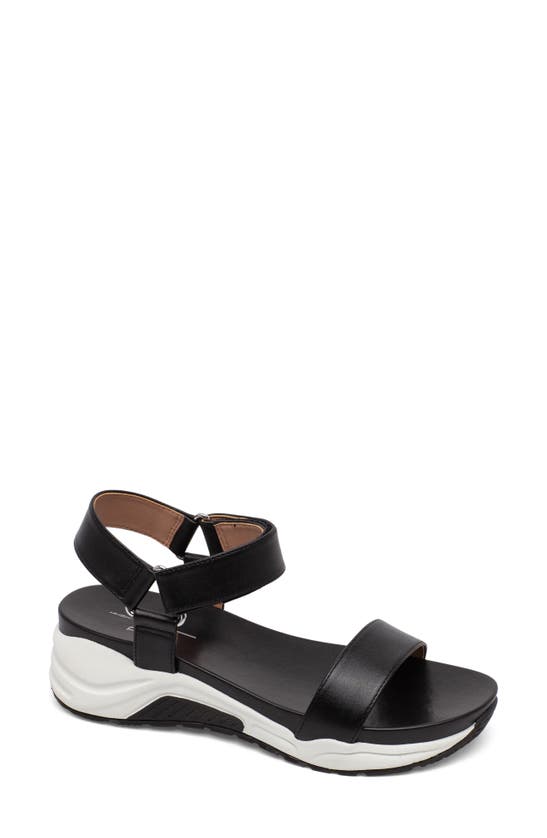 Linea Paolo Rio Sandal In Black Leather