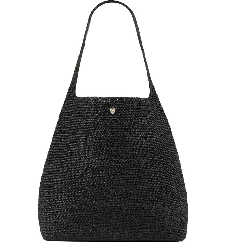 Loto Woven Raffia Hobo