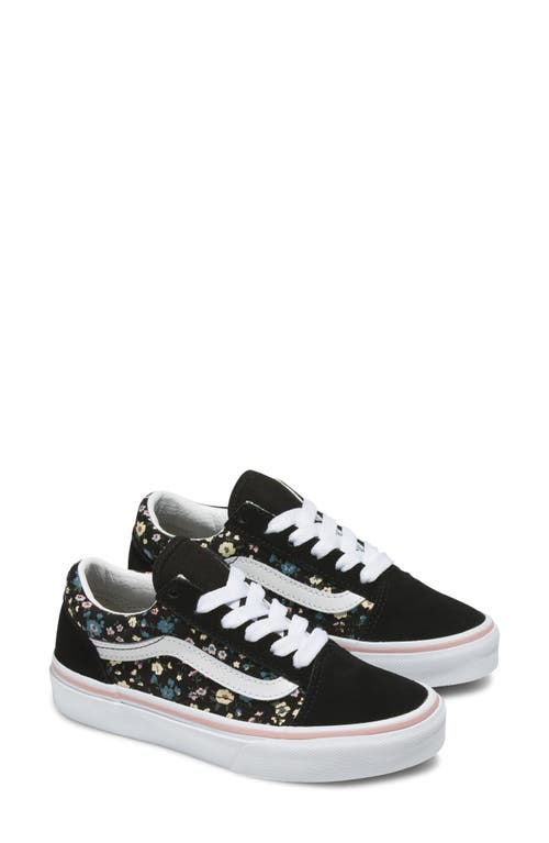 Vans Kids' Old Skool Sneaker in Black/Multi at Nordstrom, Size 1.5 M