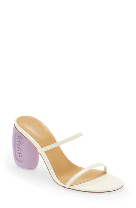 LOEWE flat western mules
