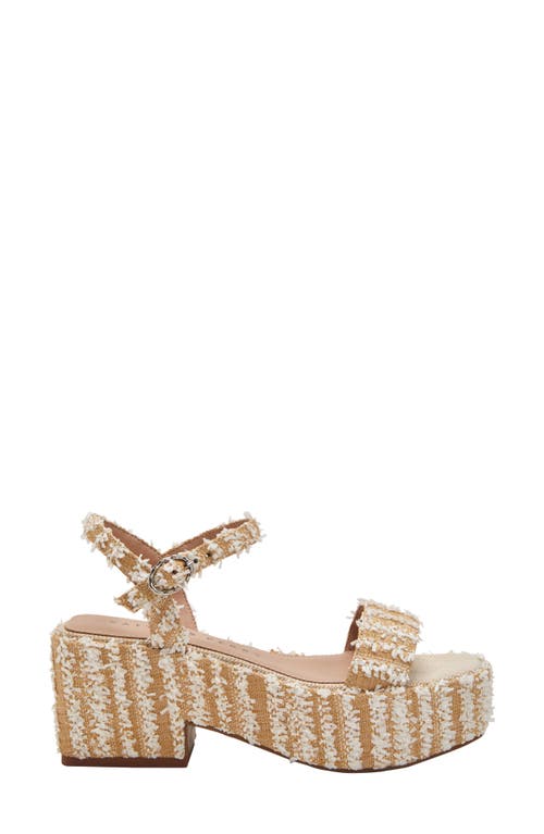 Katy Perry The Busy Bee Ankle Strap Platform Sandal In White Multi