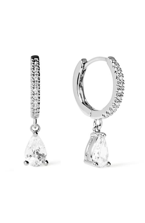 Ana Luisa Delicate Huggie Hoops In Silver