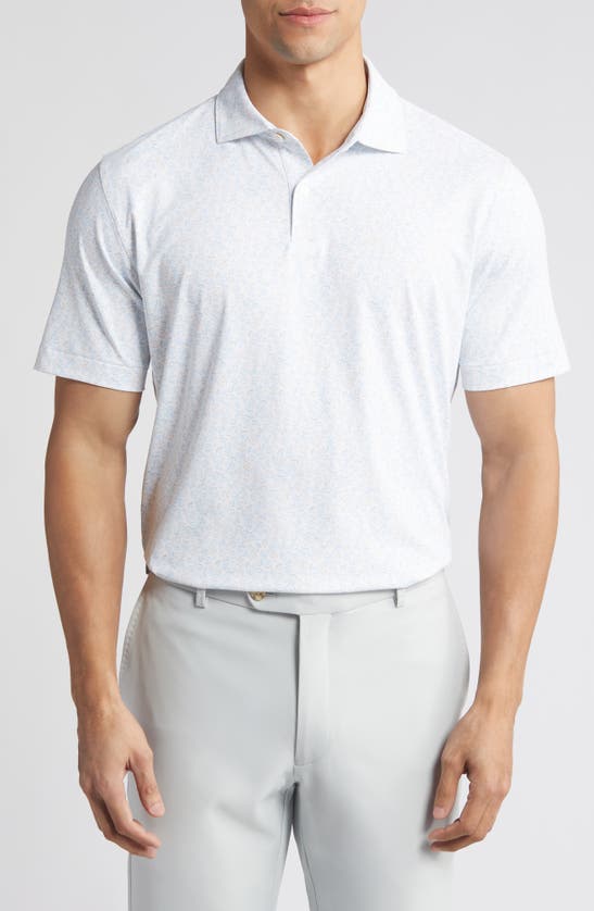 Shop Peter Millar Fields Of Carlsbad Floral Performance Golf Polo In White