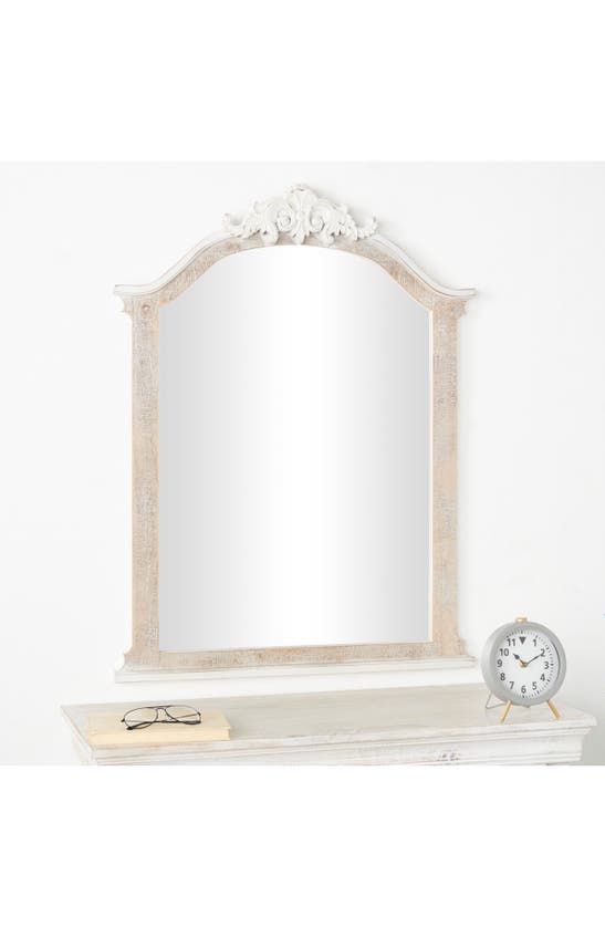 Shop Sonoma Sage Home Ornate Wall Mirror In Cream