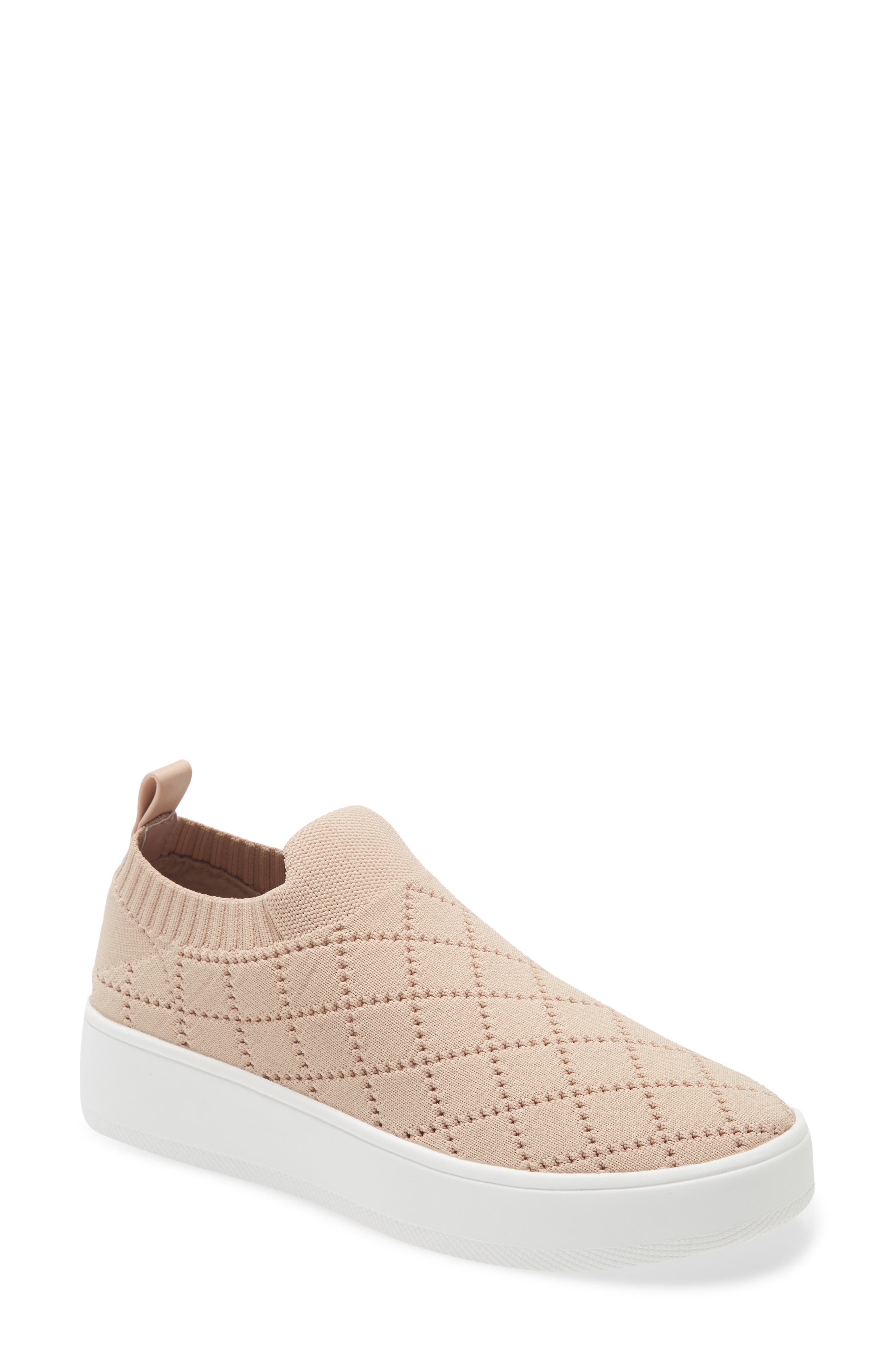 blush platform sneakers