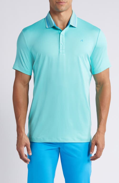 Shop Redvanly Cadman Performance Golf Polo In Pool