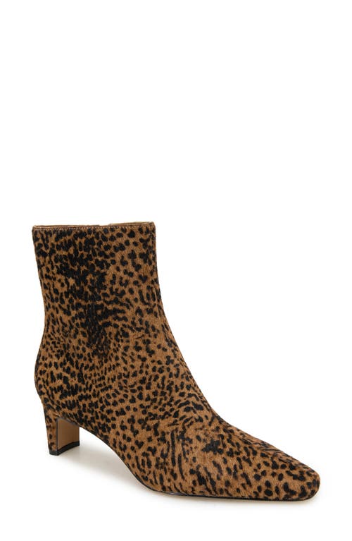 Shop Splendid July Pointed Toe Genuine Calf Hair Bootie In Cheetah