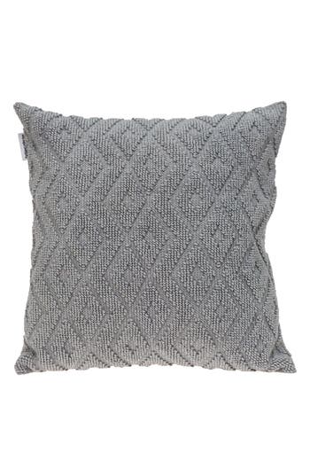 Shop Parkland Collection Sorrel Hand-woven Accent Pillow In Gray