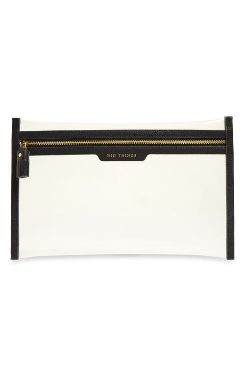 Anya Hindmarch Stuff Recycled Tpu Zip Pouch In White