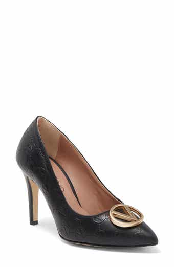 NEW Valentino LOGO Mario Valentino Aphrodite Quilt Leather Slip-on  Shoes-Size 9